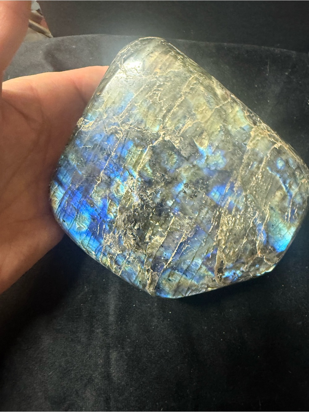 Labradorite freeform 2.14lbs super flashy